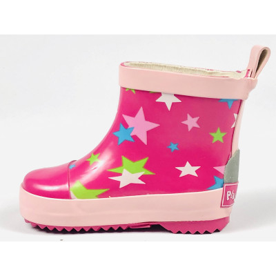Botas Caña Baja Playshoes Estrellas rosas