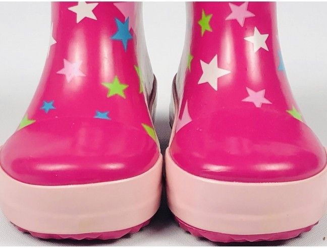 Botas Caña Baja Playshoes Estrellas rosas