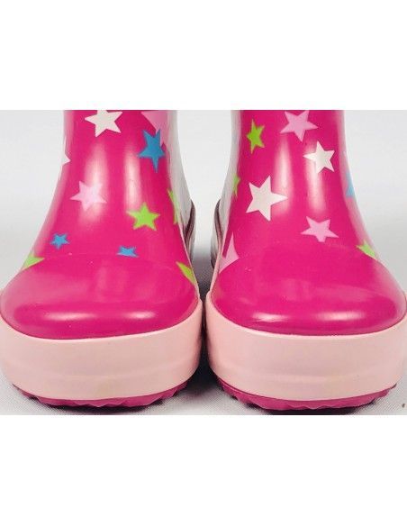 Botas Caña Baja Playshoes Estrellas rosas