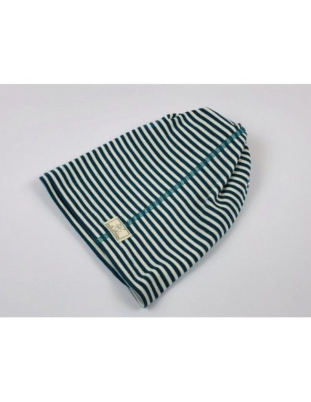 Cuello lana/seda natur-azul PICKAPOOH