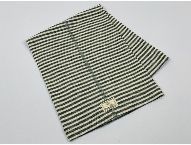 Cuello lana/seda natur/gris PICKAPOOH
