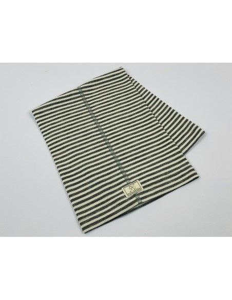 Cuello lana/seda natur/gris PICKAPOOH