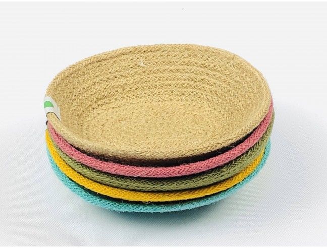 Cesta ovalada natural Yute Anidando (unidad)