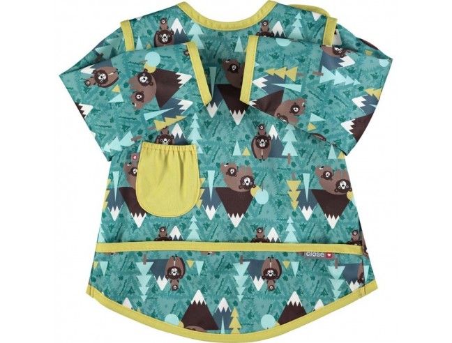 Babero con mangas Bear Pop In