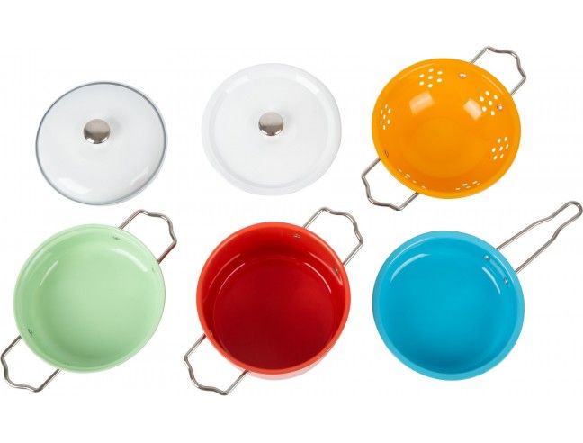 11751 Set de ollas colores con accesorios
