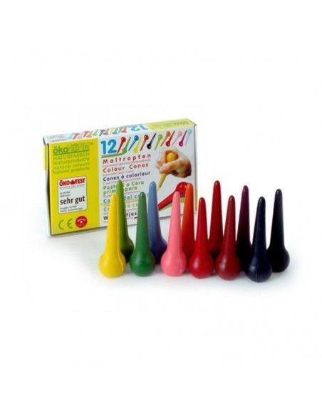 Gotas de Cera 12 colores Ökonorm