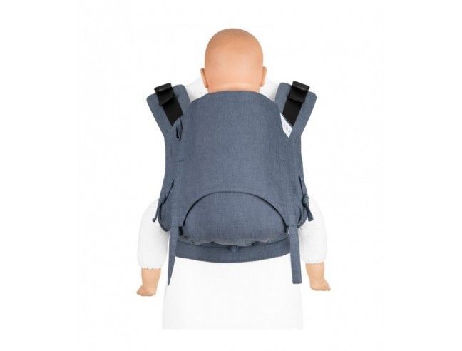 Mochila evolutiva Fidella Fusion 2.0 Toddler Chevron Denim BLue