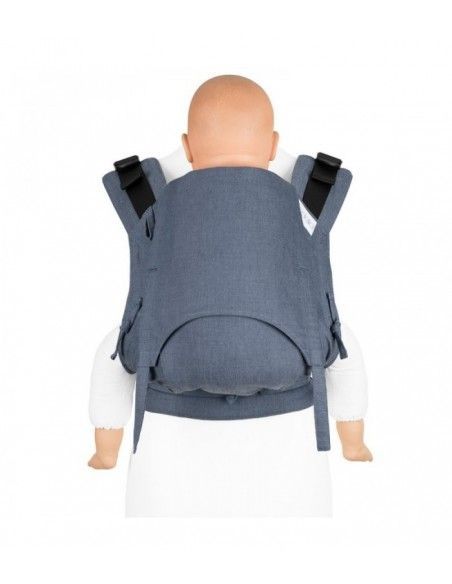 Mochila evolutiva Fidella Fusion 2.0 Toddler Chevron Denim BLue