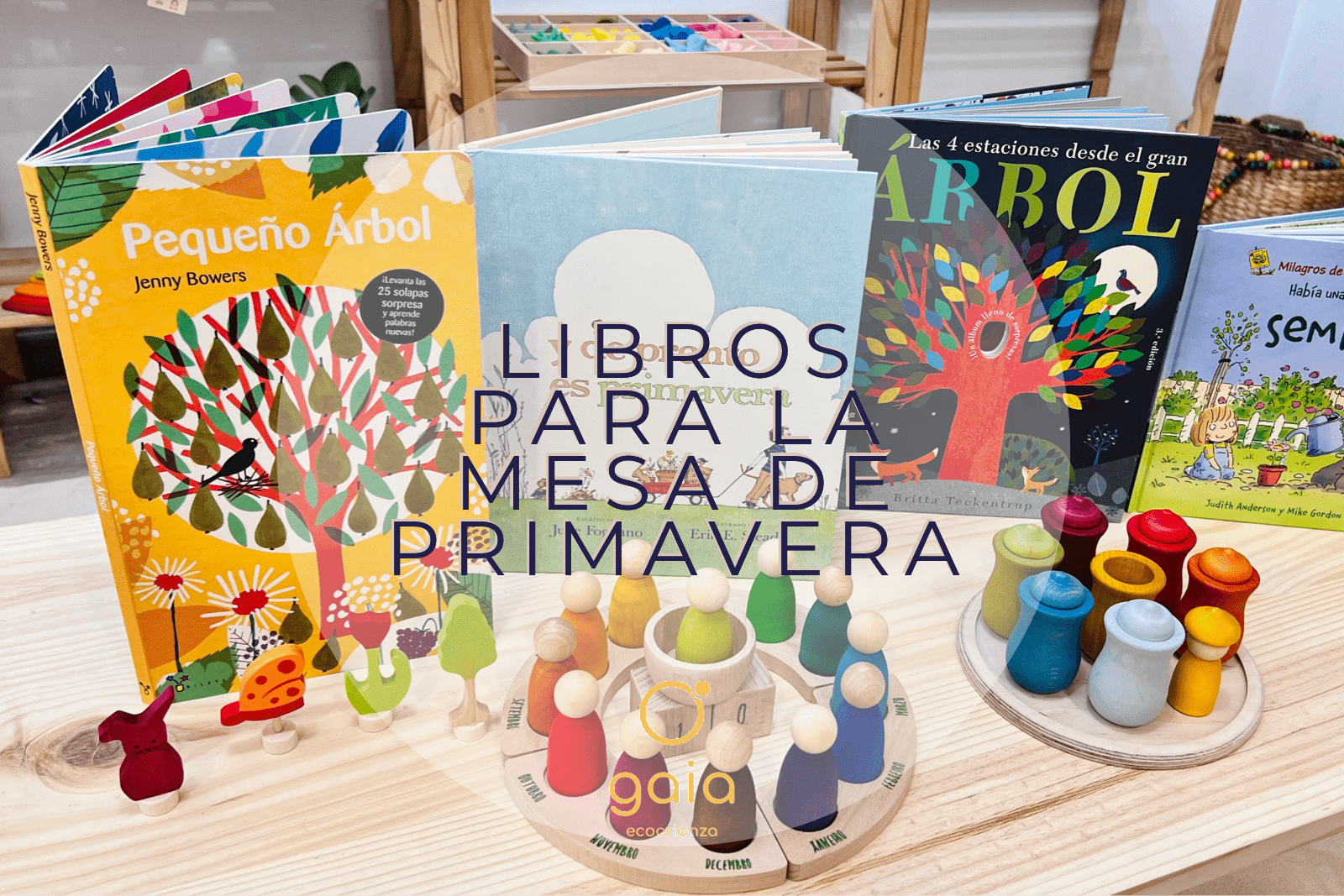 Cuentos para la mesa estacional de primavera