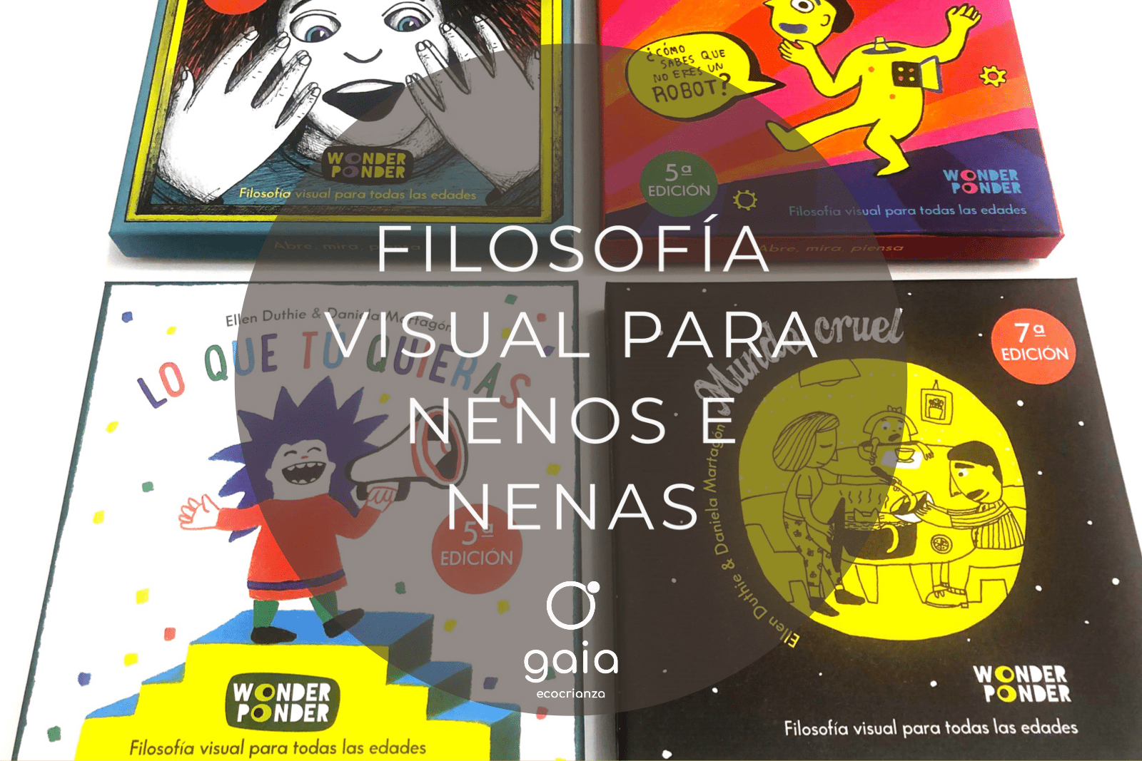 Filosofía visual para crianzas Wonder Ponder