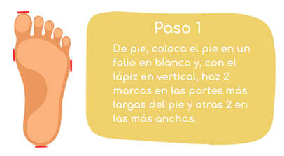 Cómo medir el pie para saber la talla